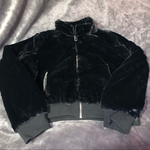 Faux Fur Bomber Jacket - Picture 3 of 8